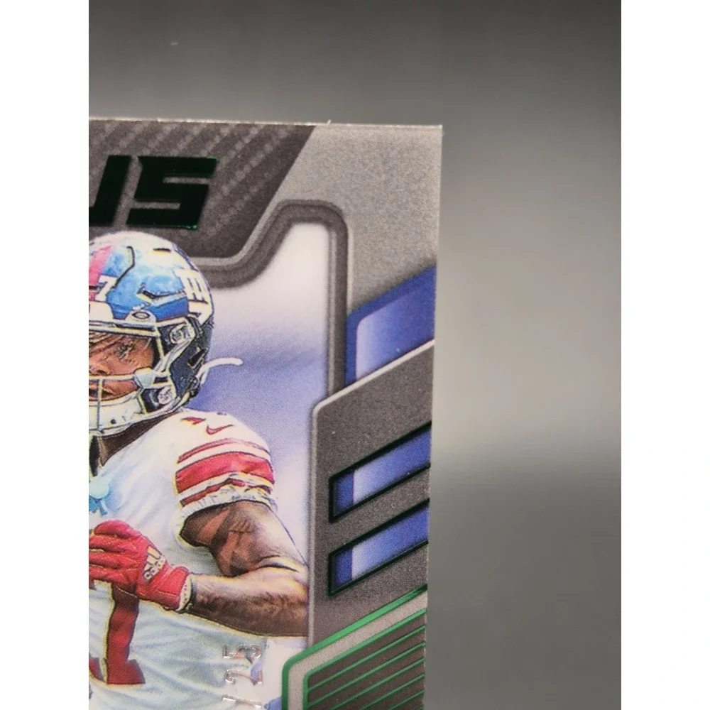 2022 Panini Playbook Wan'dale Robinson #NJ-17 Nexus Jerseys Green /25 Giants MEM